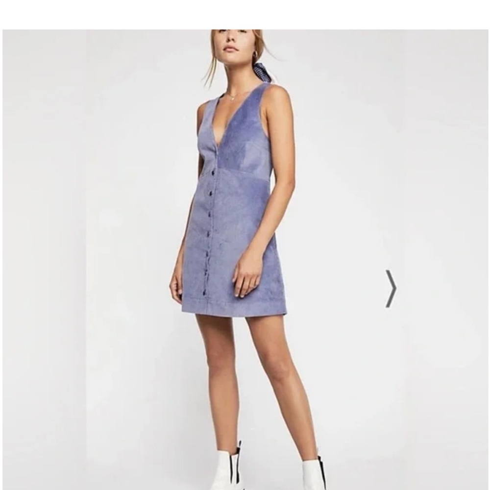 Free People Rolling Thunder Corduroy Minidress
